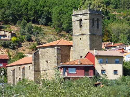 Herguijuela de la Sierra, pueblo de Salamanca  (Castilla y León, España) photo