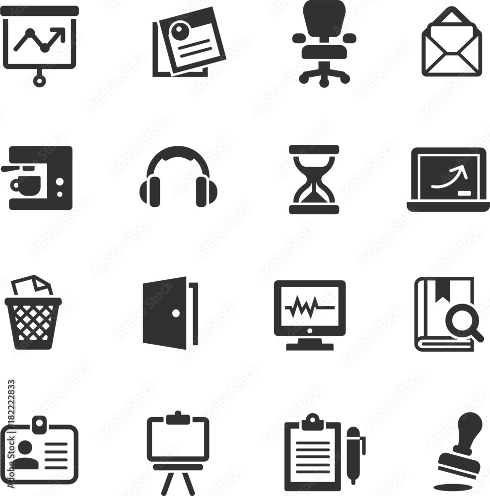 Office icon set Office icon set
