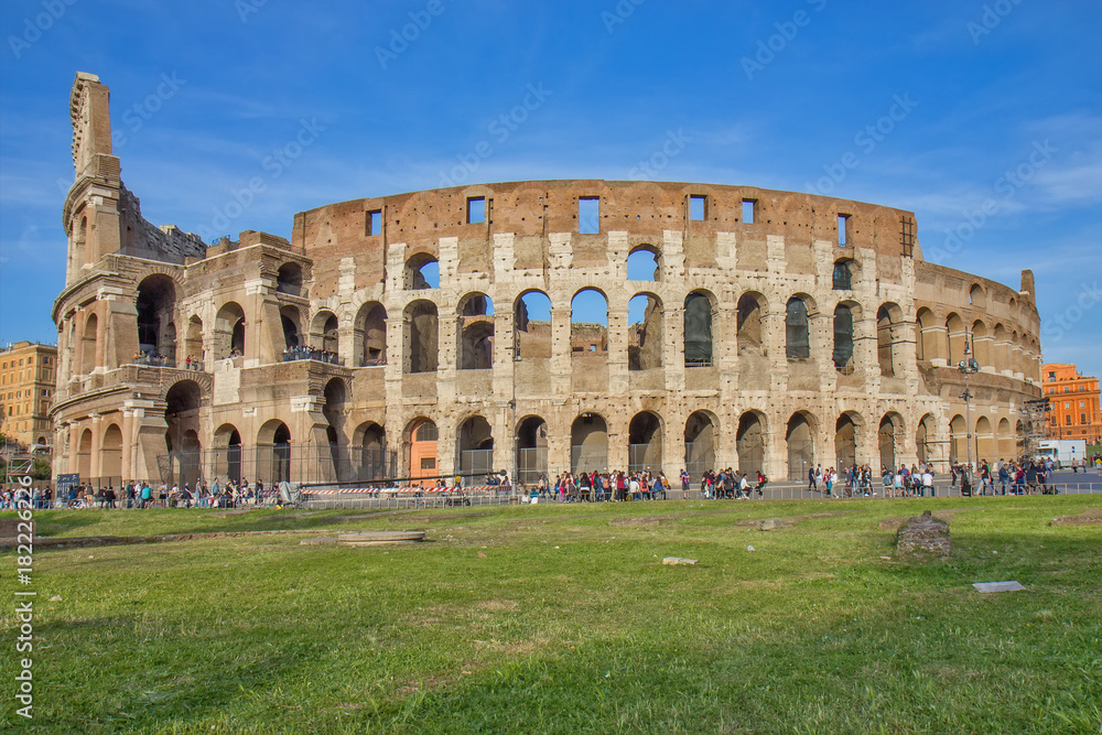 Colosseum amphitheater in Rome, Italy