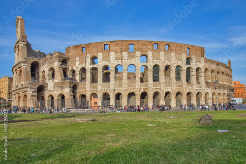 Colosseum amphitheater in Rome, Italy