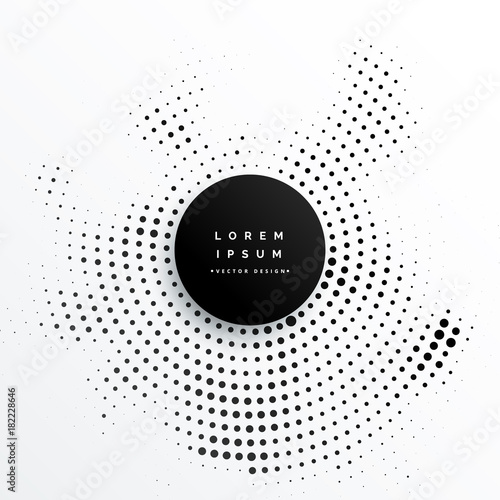 circular halftone dots background design