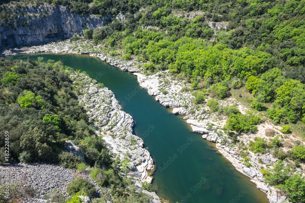 View of Ardeche Gorges View of Ardeche Gorges