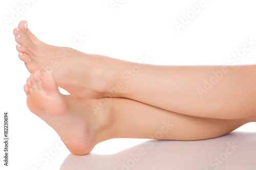 Female feet heel beauty medecine