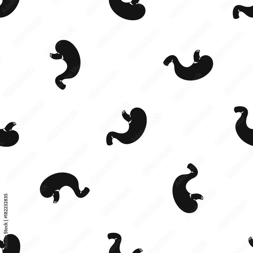 Stomach pattern seamless black Stomach pattern seamless black
