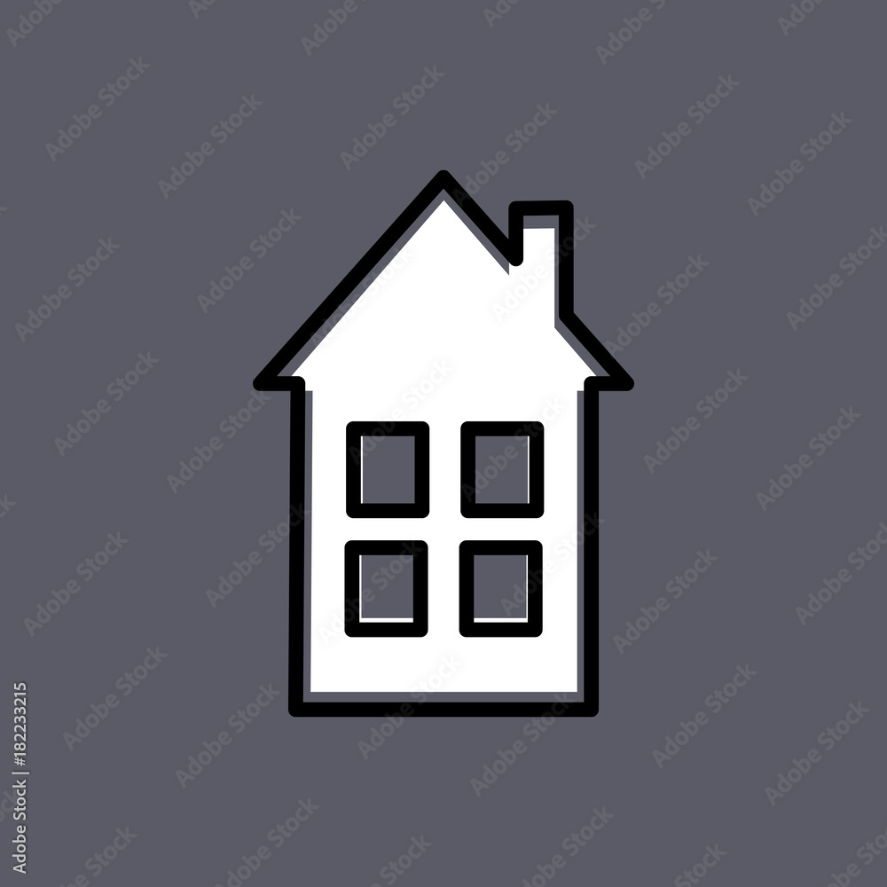 houses icon. vector illustration houses icon. vector illustration