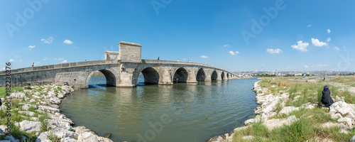Wallpaper Mural Panoramic view of Kucukcekmece Mimar Sinan(Architect Sinan)Bridge which was built by Ottoman Architecture Mimar Sinan (Architect Sinan).TURKEY, ISTANBUL,30 JULY 2017 Torontodigital.ca