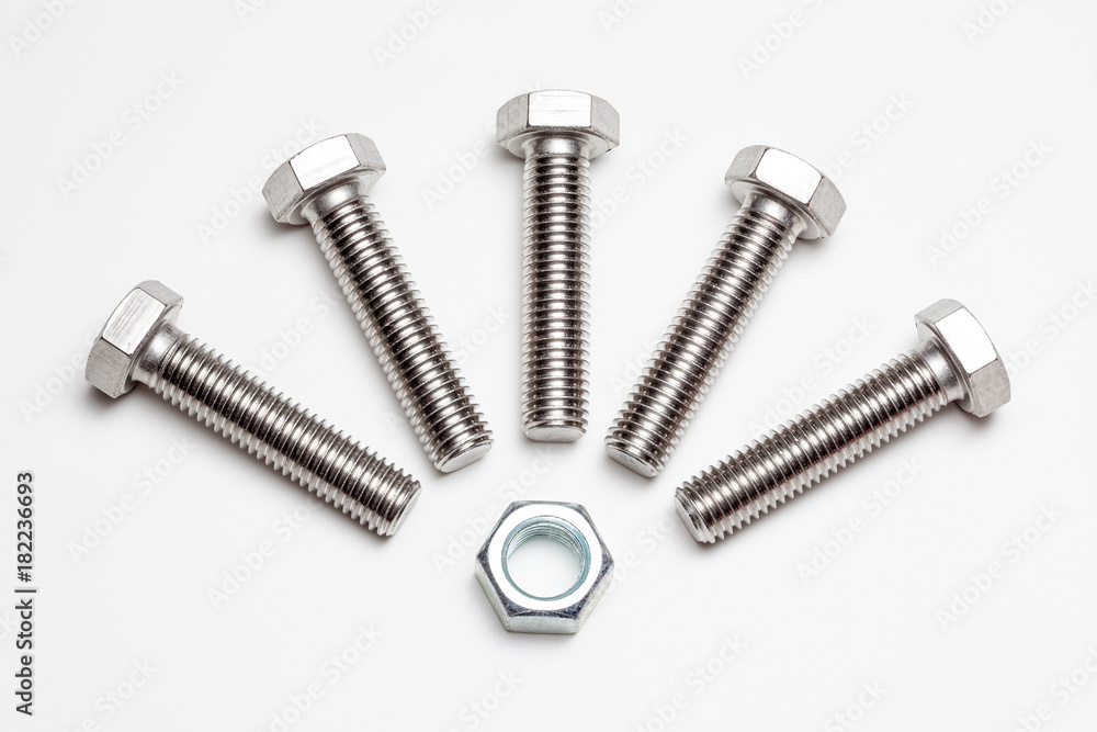 five lying bolts and an nut five lying bolts and an nut