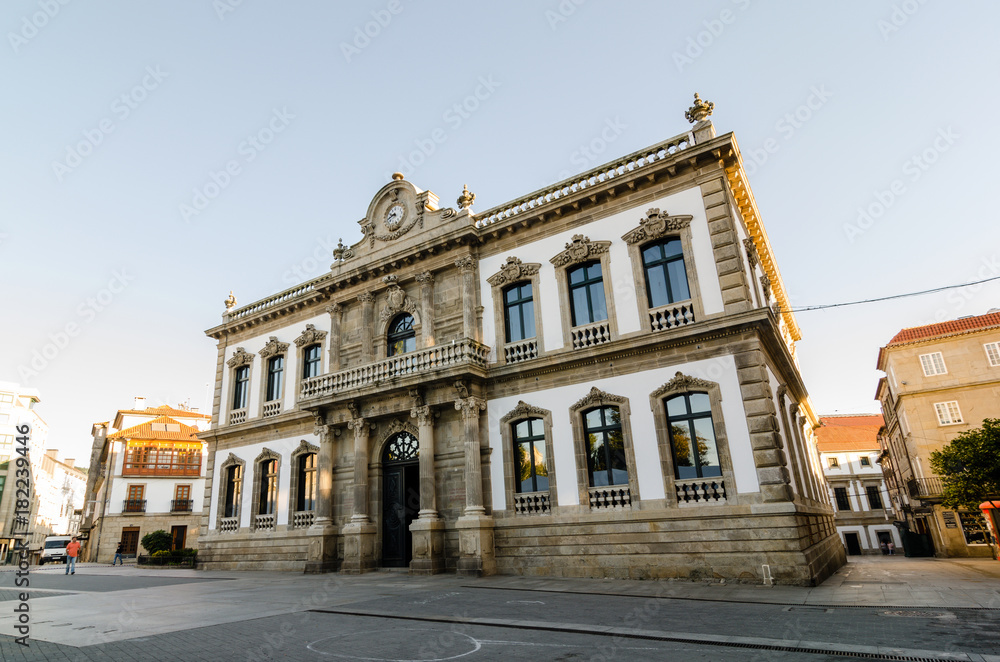 Main facade of Pontevedra city council building