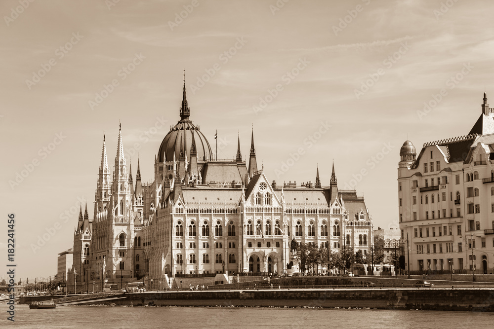Budapest parliament building in Hungary