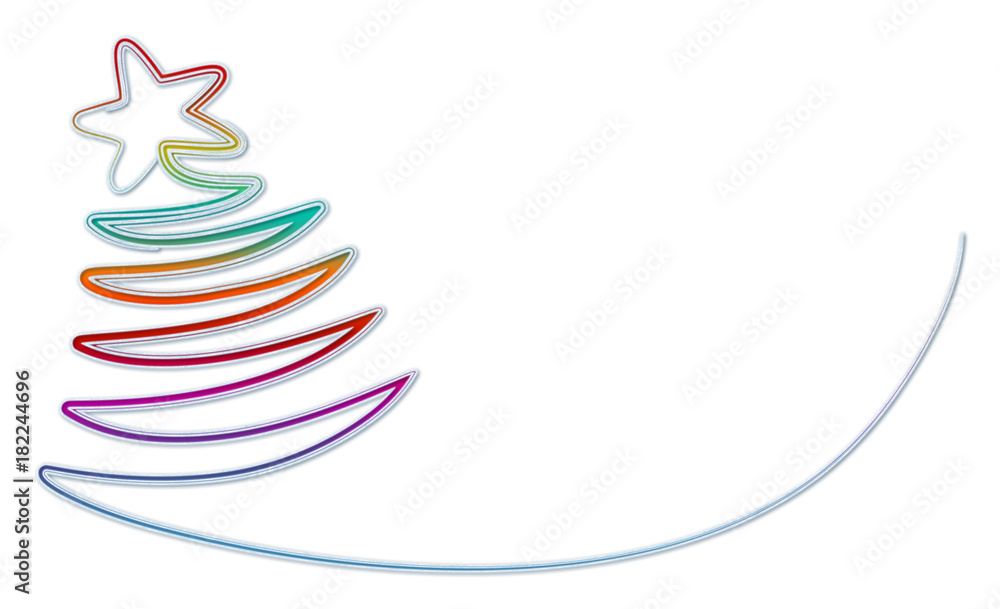 Obraz premium Christmas tree