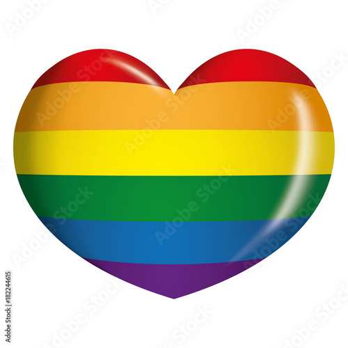 Icon or symbol of a rainbow heart, LGBT community, gay flag. Ideal for informational and institutional related to love and prejudice Free Download Icon or symbol of a rainbow heart, LGBT community, gay flag. Ideal for informational and institutional related to love and prejudice - GFXLoad