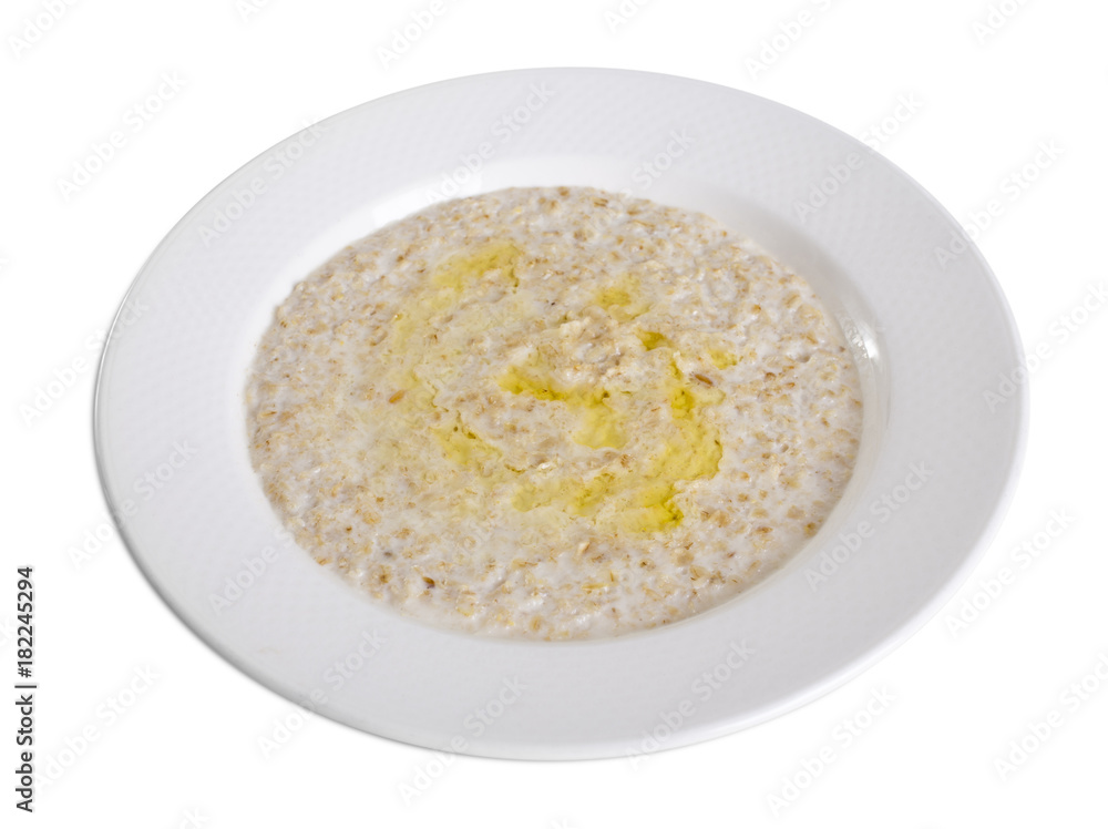 Delicious oatmeal porridge. Delicious oatmeal porridge.