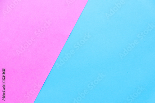 Abstract geometric paper background. Blue and pink trendy colors. romantic girls design