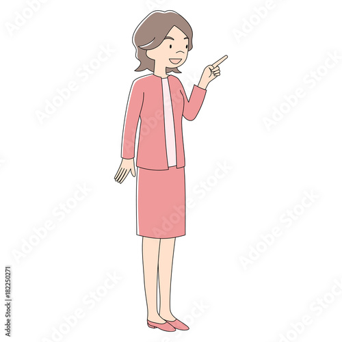 お母さん_指差す