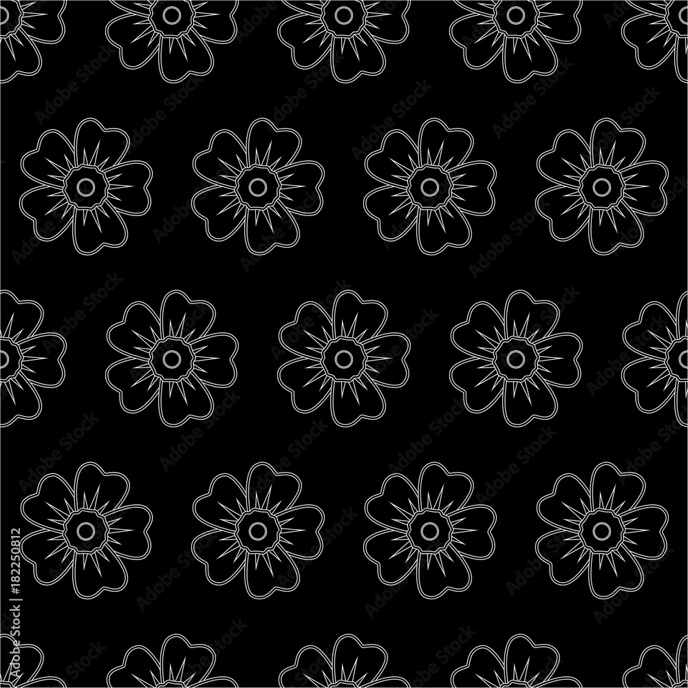 Abstract seamless daisy pattern for girls, boys, clothes. Creative vector daisy background with flower, marguerite. Funny pattern wallpaper for textile and fabric. Fashion daisy style. Colorful bright Abstract seamless daisy pattern for girls, boys, clothes. Creative vector daisy background with flower, marguerite. Funny pattern wallpaper for textile and fabric. Fashion daisy style. Colorful bright