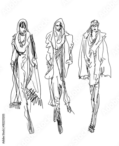       Stylized Fashion Models 