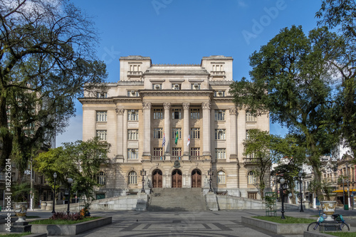 Visconde de Maua Square and Santos City Hall - Santos, Sao Paulo, Brazil
