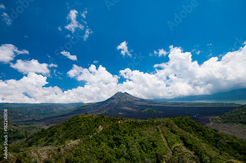 Mount Batur in Bali  Indonesia 