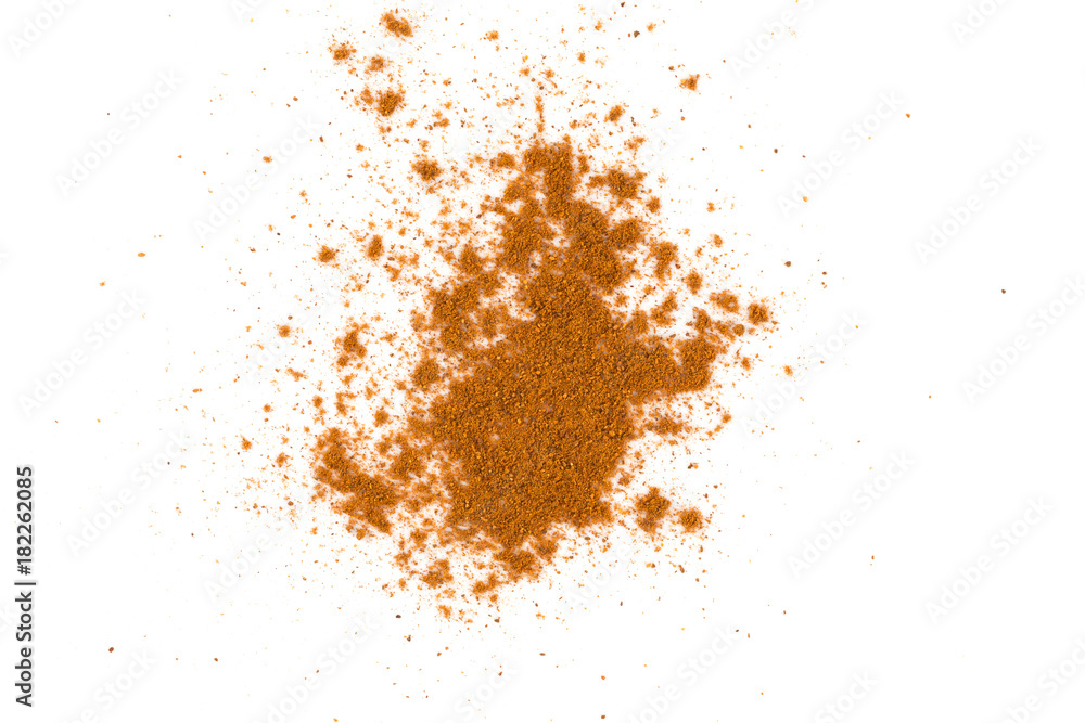 cinnamon powder closeup