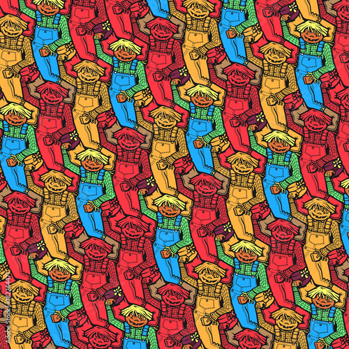 Dancing Scarecrow Tessellation