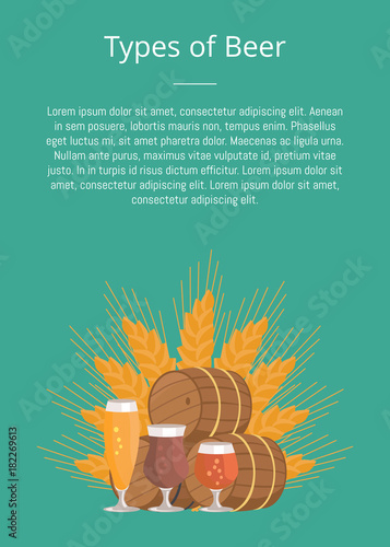 Beer Digustation at Octoberfest Vector Illustation