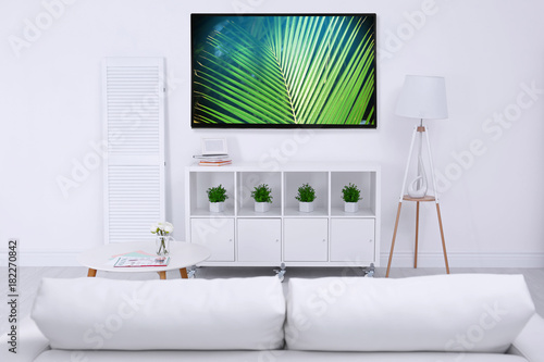 Stand for TV set in modern ...