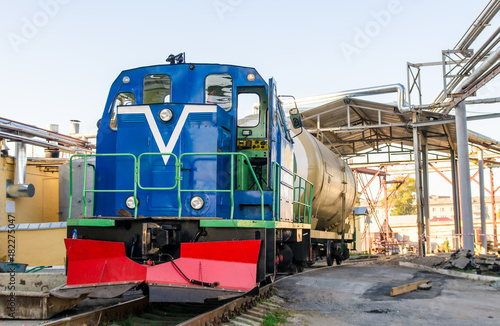 Russian diesel locomotive