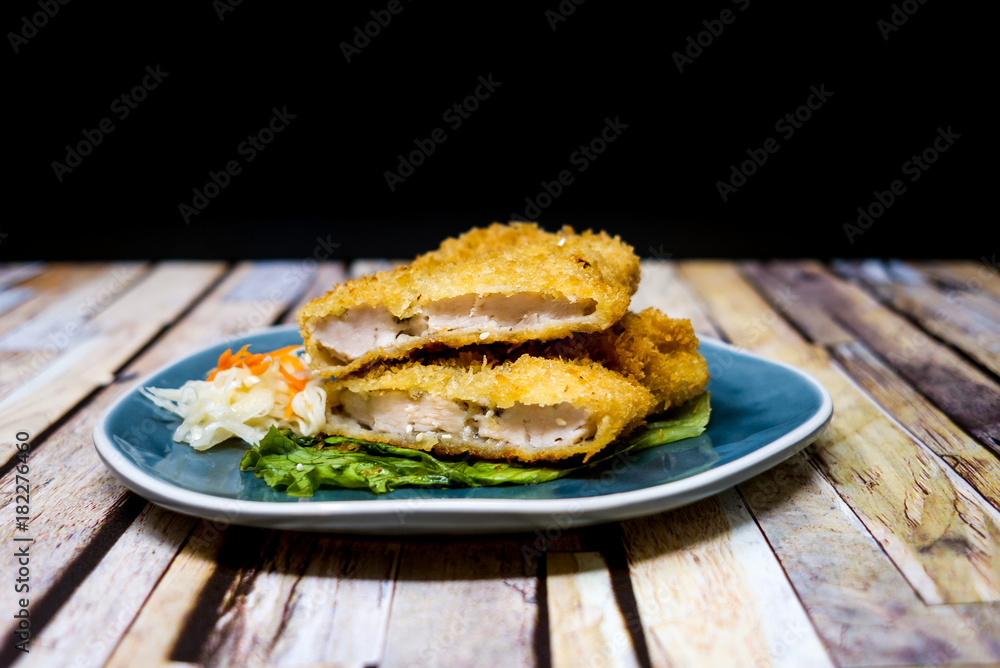 Handmade Japanese fried chicken ready to eat Handmade Japanese fried chicken ready to eat
