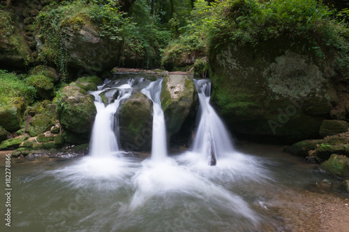Fototapeta Naklejka Na Ścianę i Meble -  Small Waterfall Luxembourg