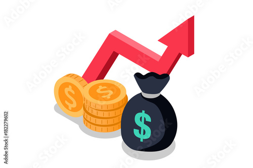 Mutual Found Money Icon Vector Illustration