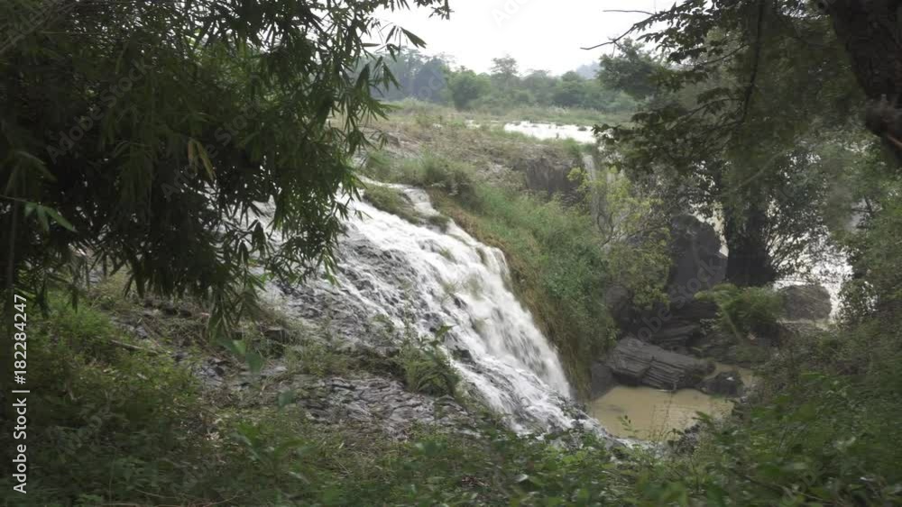 waterfall in the jungles of Vietnam waterfall in the jungles of Vietnam