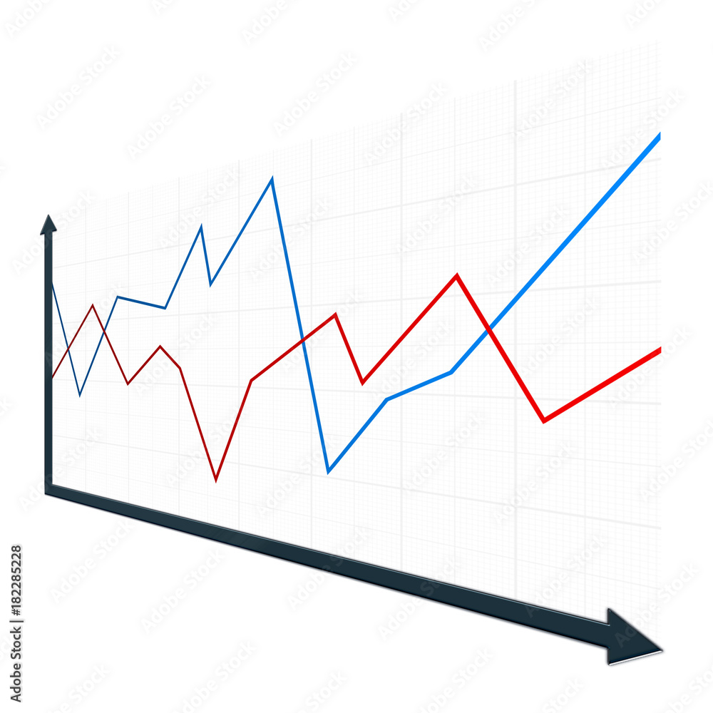 Illustration of a graph of growth prospects. Infographics statistics for business and financial institutions Illustration of a graph of growth prospects. Infographics statistics for business and financial institutions