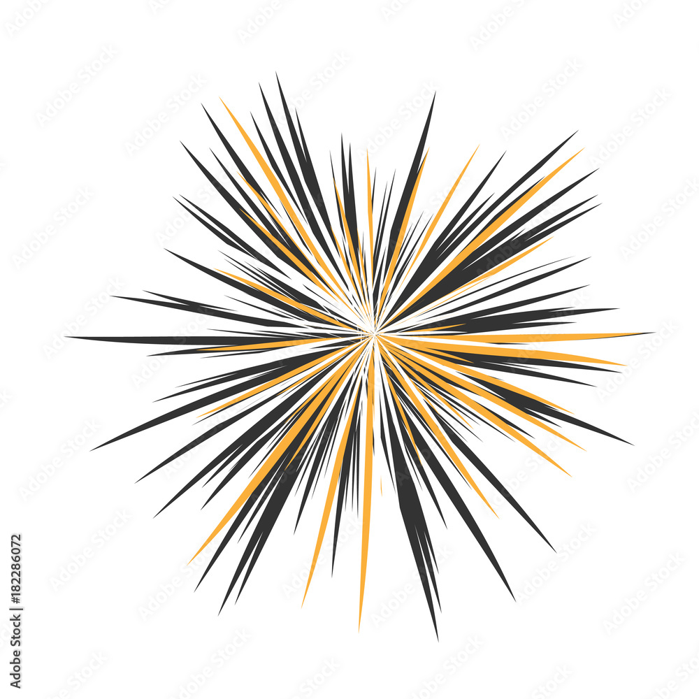 Fototapeta premium Abstract Star Explosion