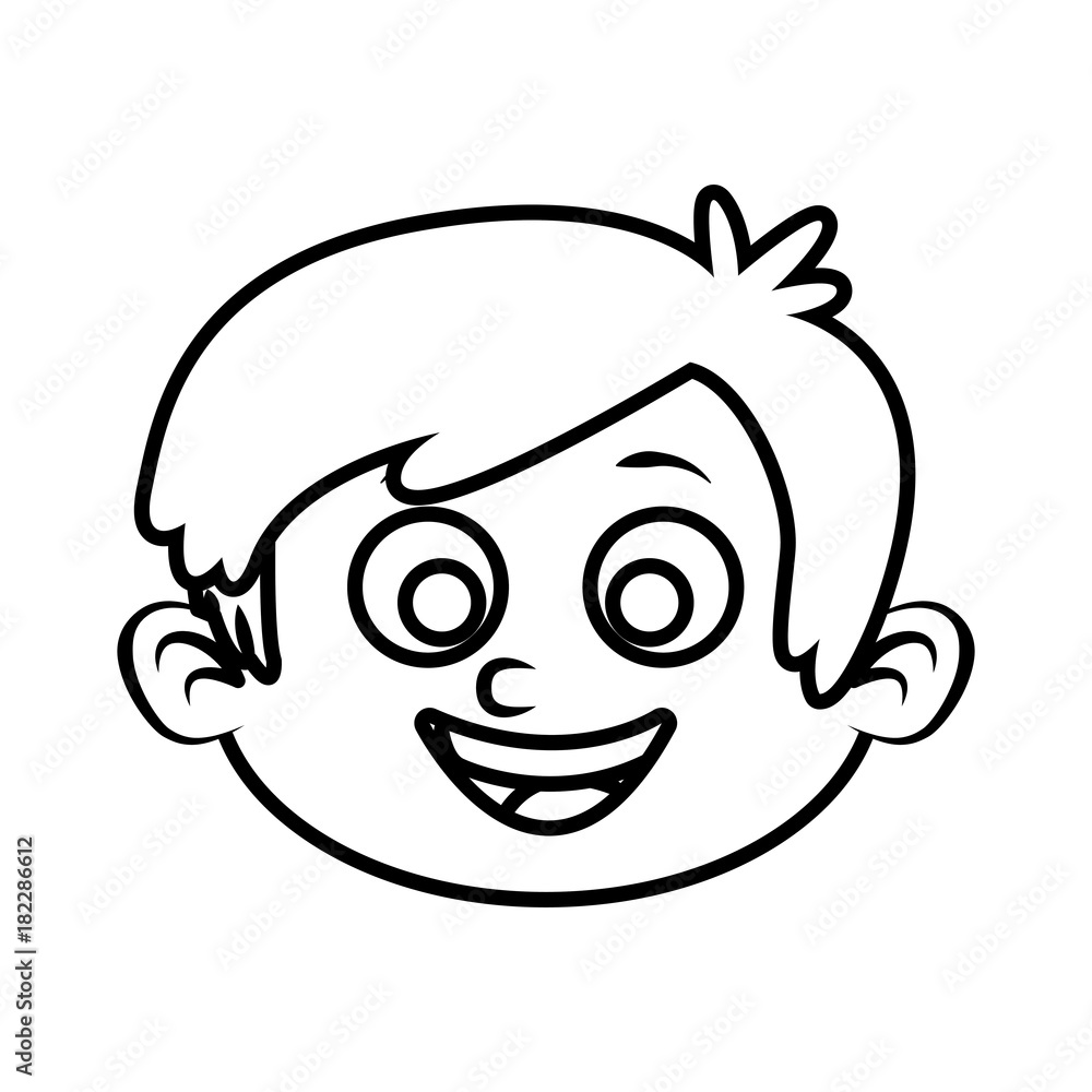 Cute boy cartoon Cute boy cartoon