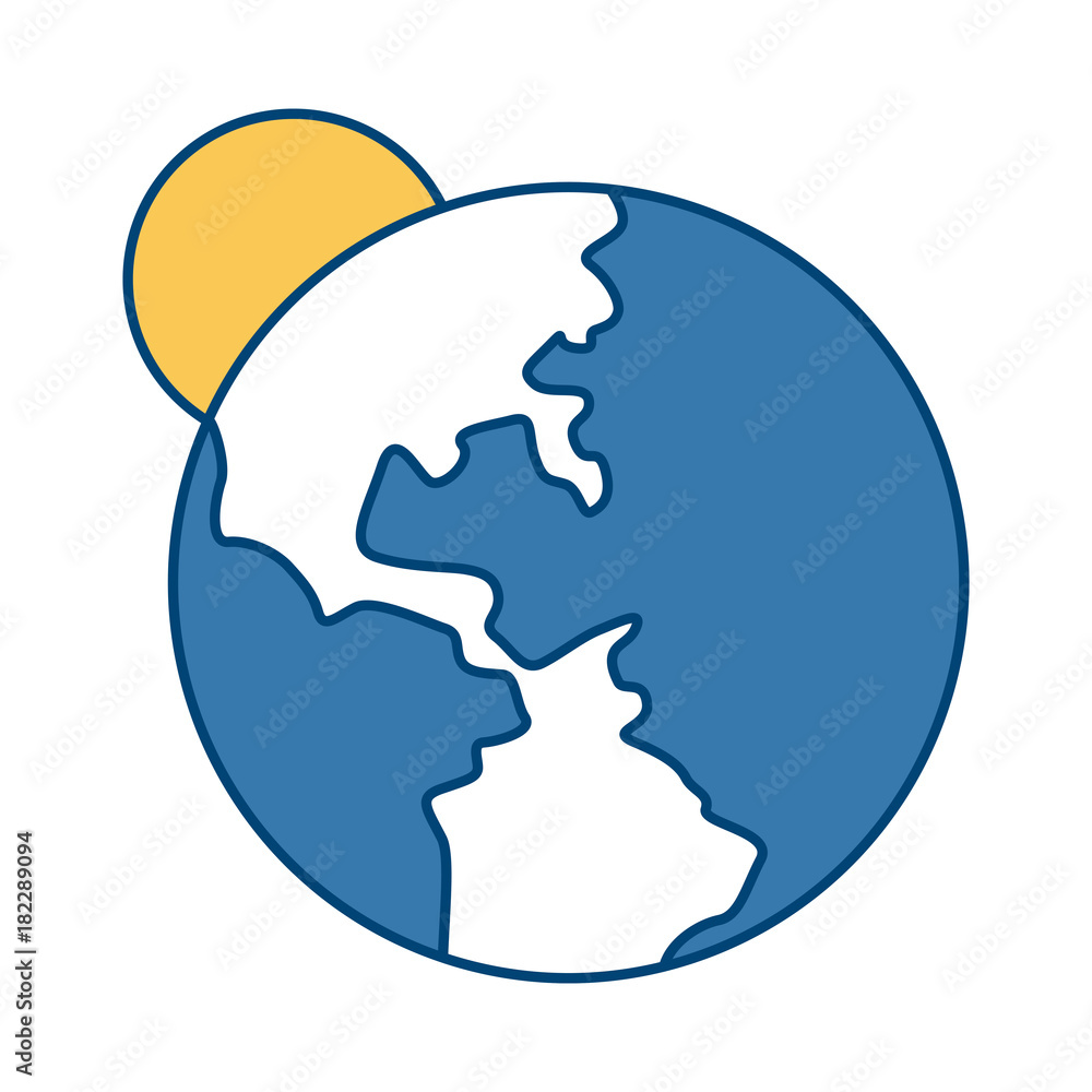 Earth world symbol Earth world symbol