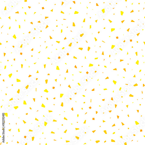 Yellow Confetti Seamless Pattern