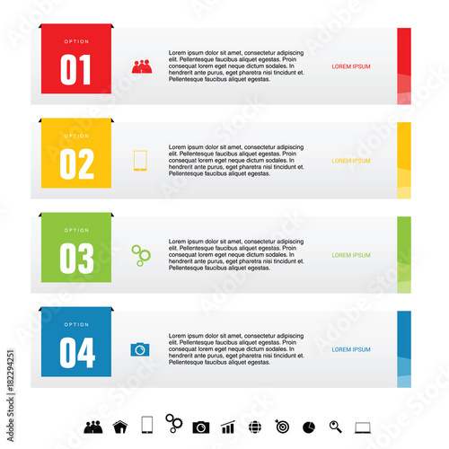infographic idea set design illustration