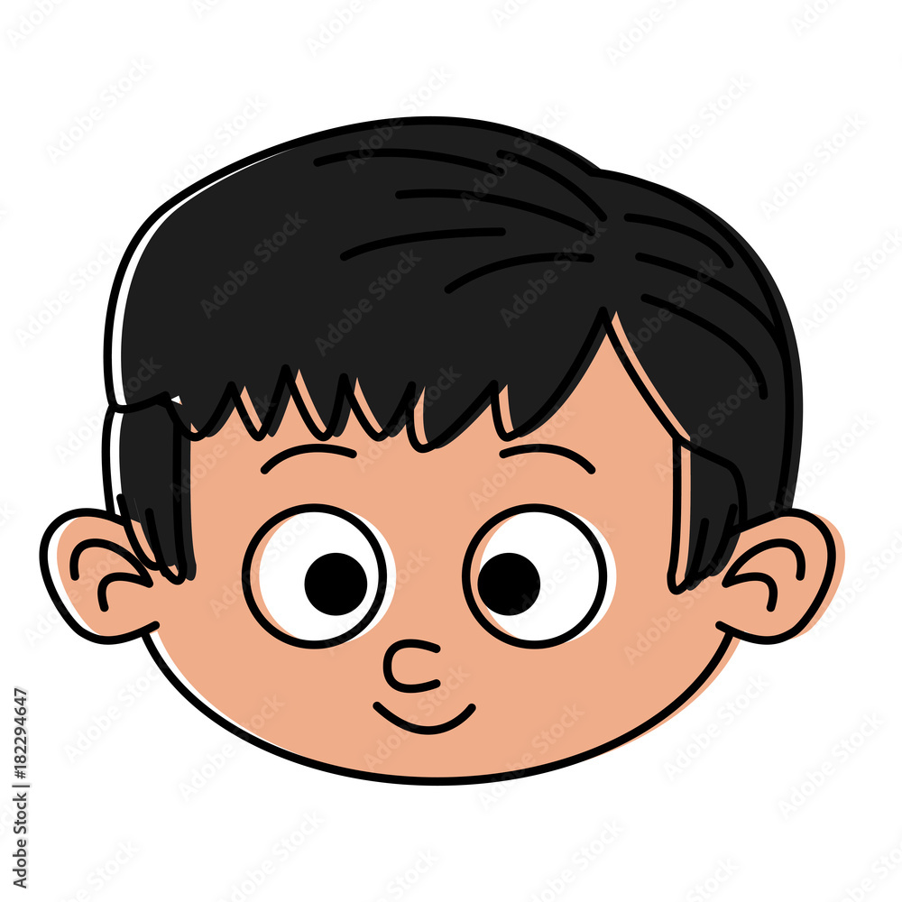 Cute boy cartoon