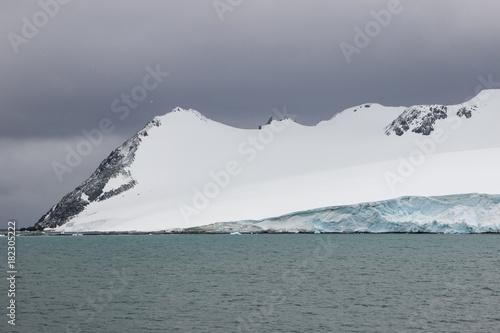 Glacier at Orcadas base, Argentina photo