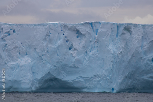 Ice berg floating in ocean