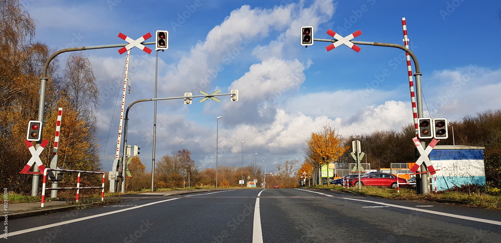 Fototapeta premium Railroad Crossing