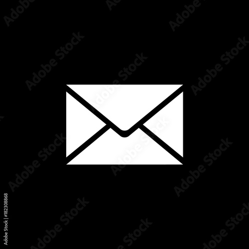 Vector flat icon letter
