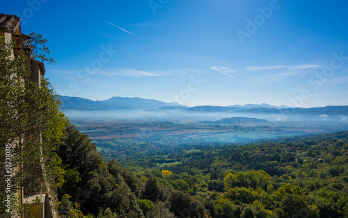 Greccio (Rieti, Italy) - The little medieval town in Lazio region, famous for the catholic sanctuary of Saint Francis