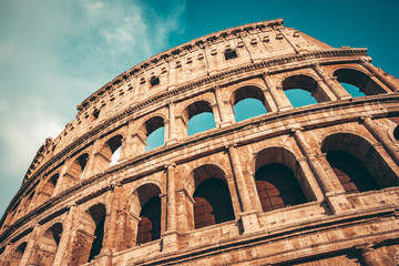 Keuken achterwand Colosseum Het Romeinse Colosseum van dichtbij  © kbarzycki