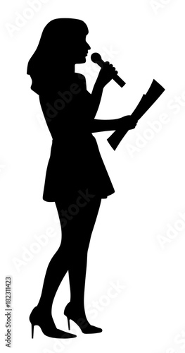 Show host anchor reporter or presenter woman