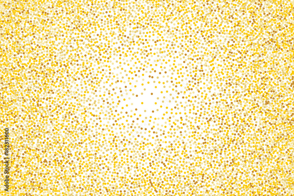Background with Golden glitter, confetti. Gold polka dots, circles, round. Bright festive, festival pattern Background with Golden glitter, confetti. Gold polka dots, circles, round. Bright festive, festival pattern