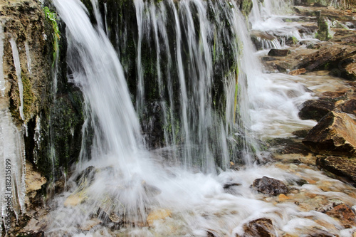 View of the water sources in the winter season