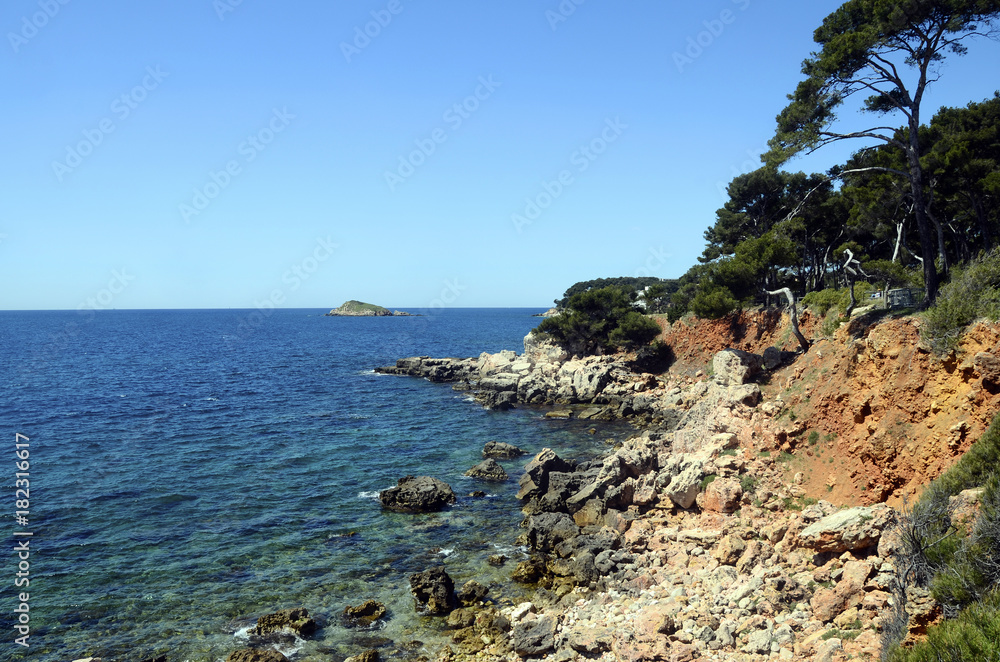 Fototapeta premium bandol mediterranean coast