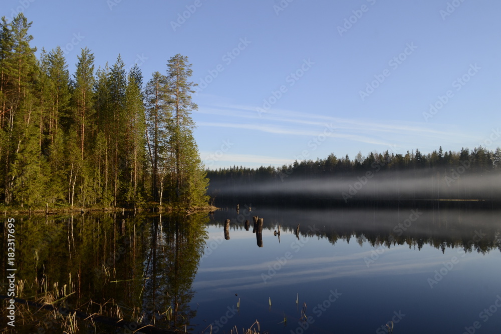 Russia, canoeing tour in Karelia