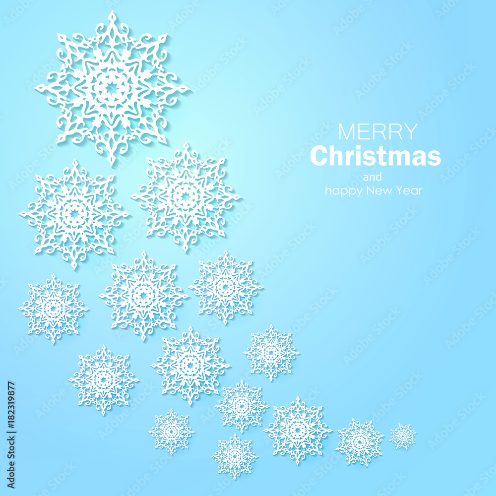 christmas background with snowflakes christmas background with snowflakes